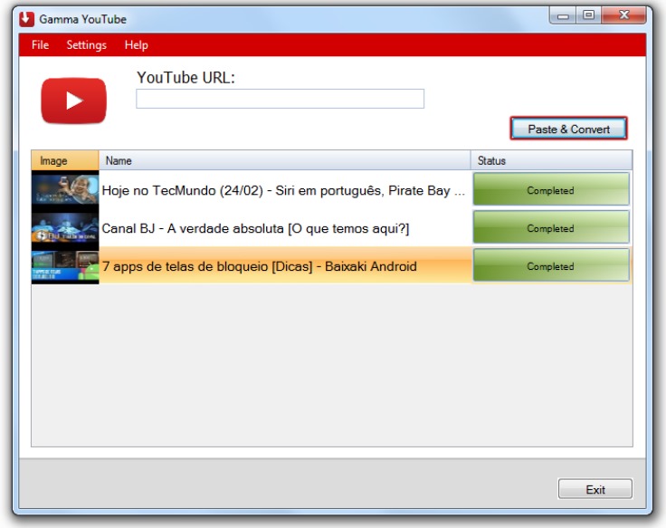 application android pour telecharger youtube mp3